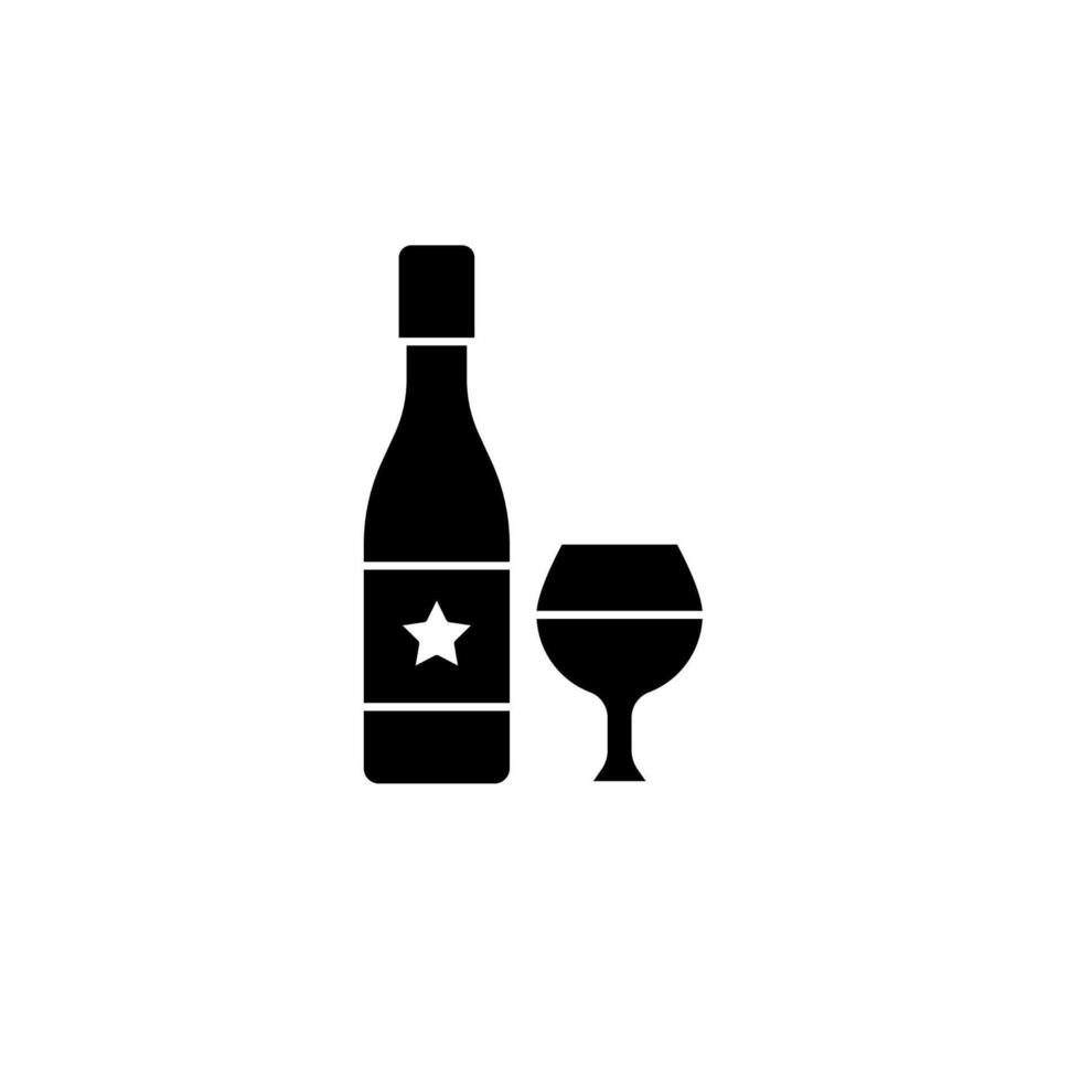 Alkohol Konzept Linie Symbol. einfach Element Illustration. Alkohol Konzept Gliederung Symbol Design. vektor