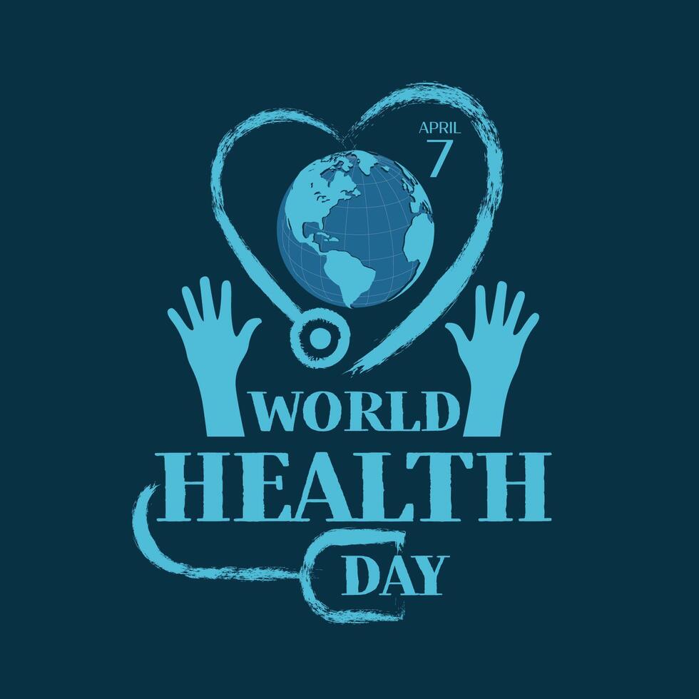 Welt Gesundheit Tag Logo Design Vorlage vektor