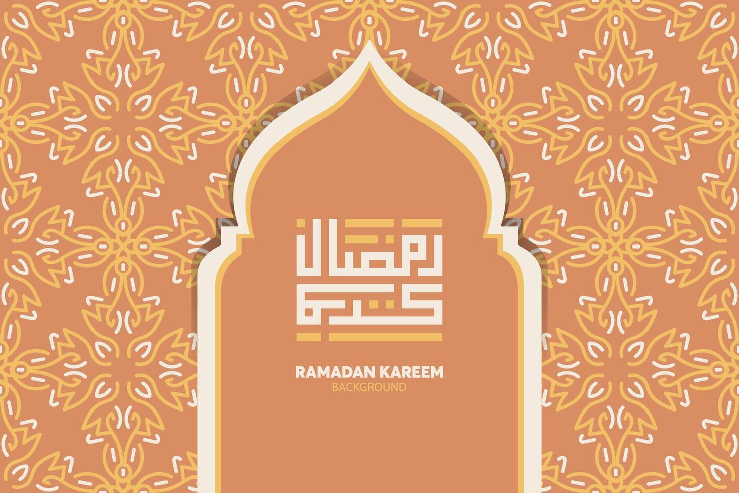 Ramadan kareem im Arabisch Kalligraphie Gruß Karte, das Arabisch Kalligraphie bedeutet, großzügig Ramadan, Vektor