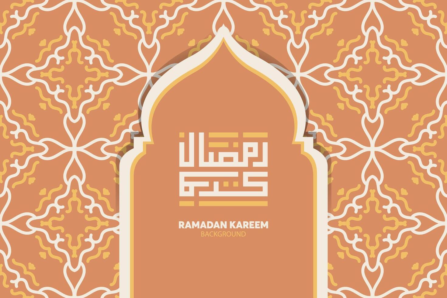 Ramadan kareem im Arabisch Kalligraphie Gruß Karte, das Arabisch Kalligraphie bedeutet, großzügig Ramadan, Vektor