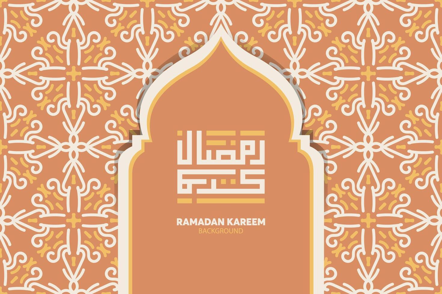 Ramadan kareem im Arabisch Kalligraphie Gruß Karte, das Arabisch Kalligraphie bedeutet, großzügig Ramadan, Vektor