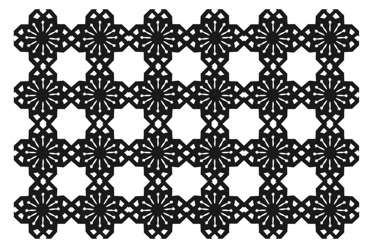 islamisch geometrisch Muster. abstrakt Mandala. ethnisch dekorativ Element. Islam, Arabisch, indisch, und Ottomane Motive vektor