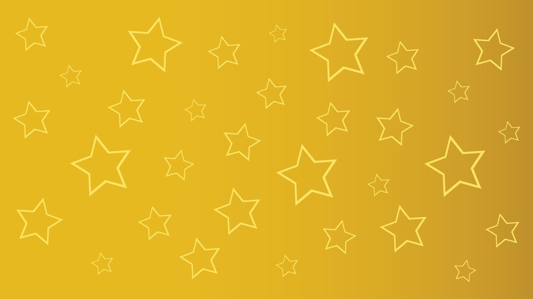 nahtlos Star Muster im golden Hintergrund benutzt zum Gruß Präsentationen vektor