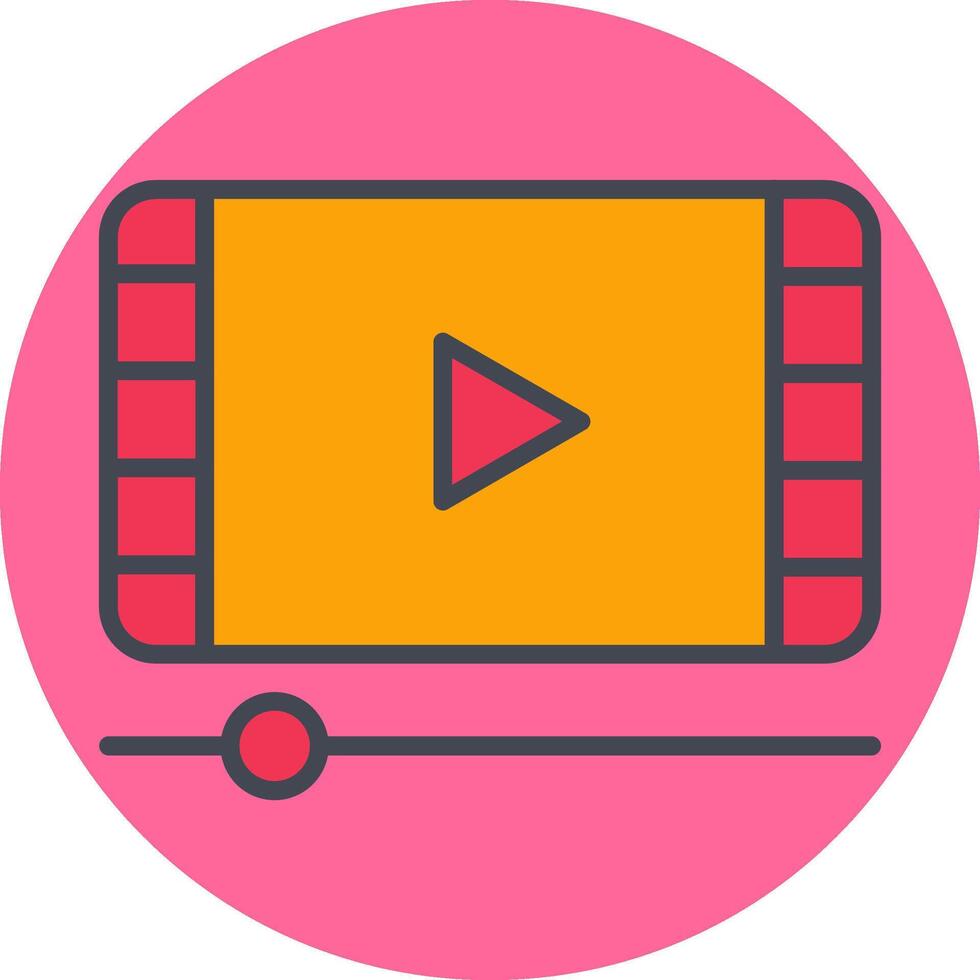 Video und Animation Vektor Symbol