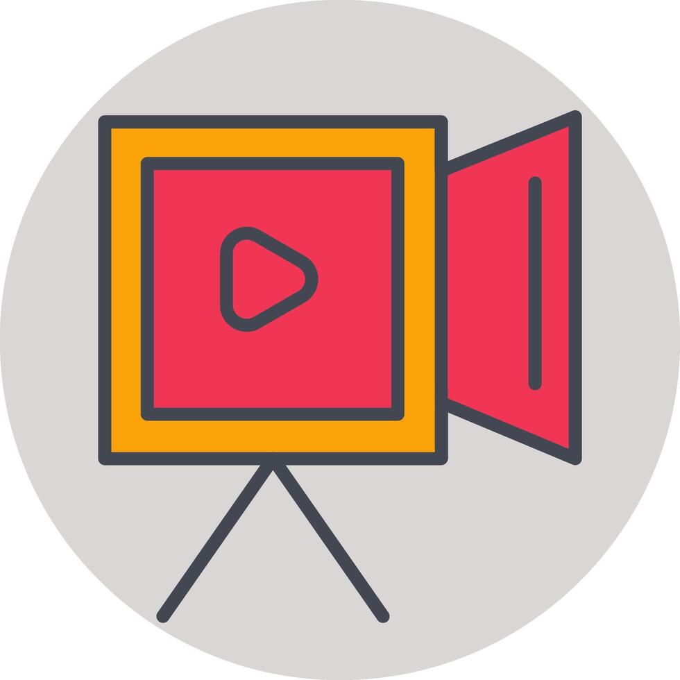 video inspelning vektor ikon