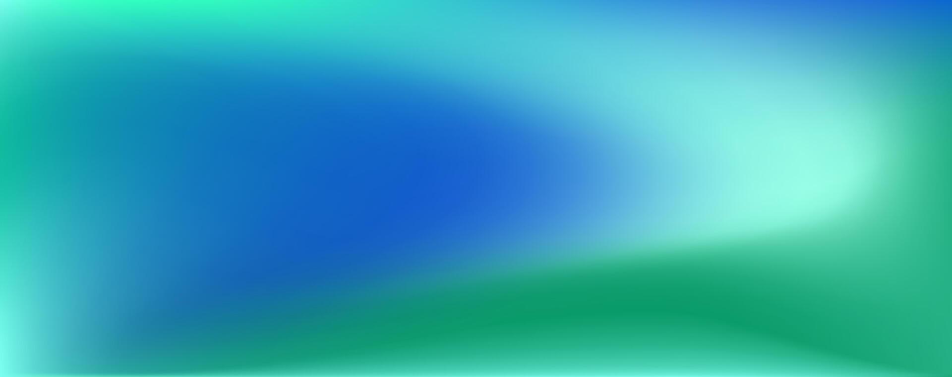 kreativ Flüssigkeit Gradient im Blau und Grün Farbe. Hintergrund modern Verdrehen Design. Meer Stil glatt Flüssigkeit. vektor