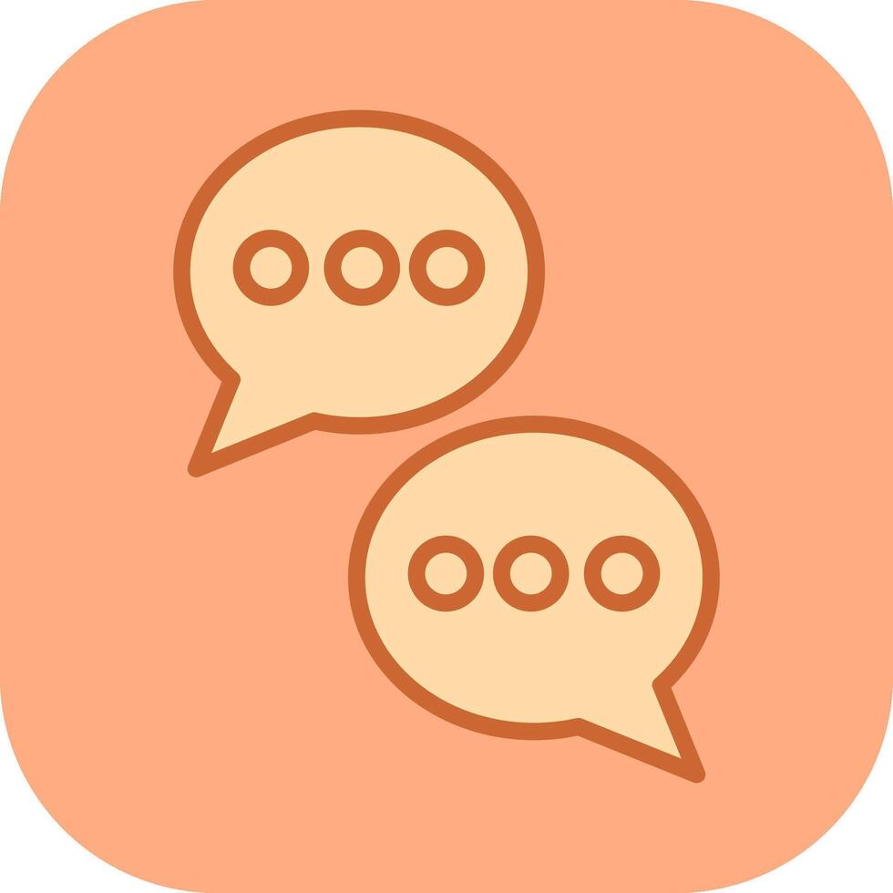 chatt konversation vektor ikon