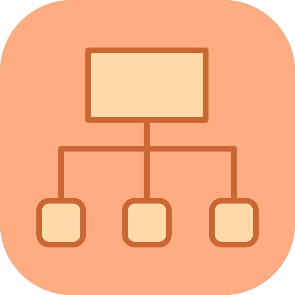 Flussdiagramm-Vektorsymbol vektor