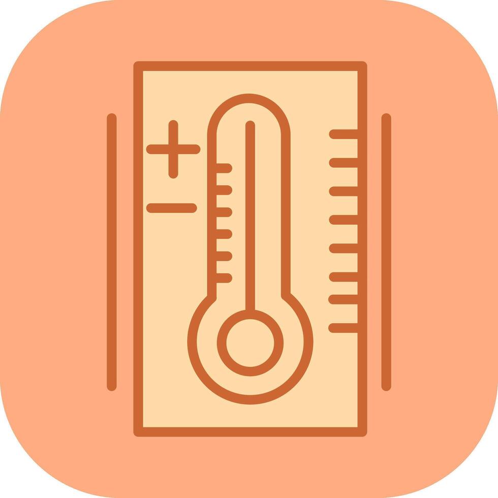 Thermometer-Vektor-Symbol vektor