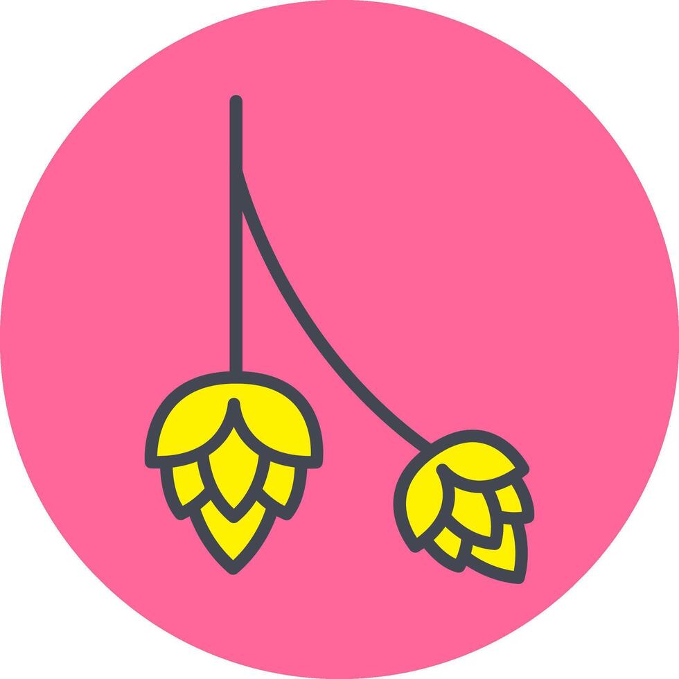 Hopfen-Vektor-Symbol vektor