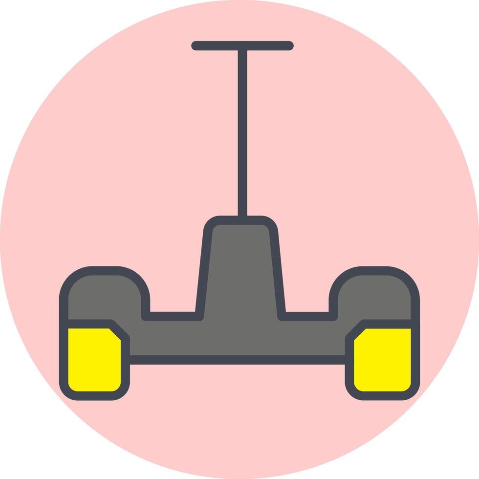 Hoverboard-Vektorsymbol vektor
