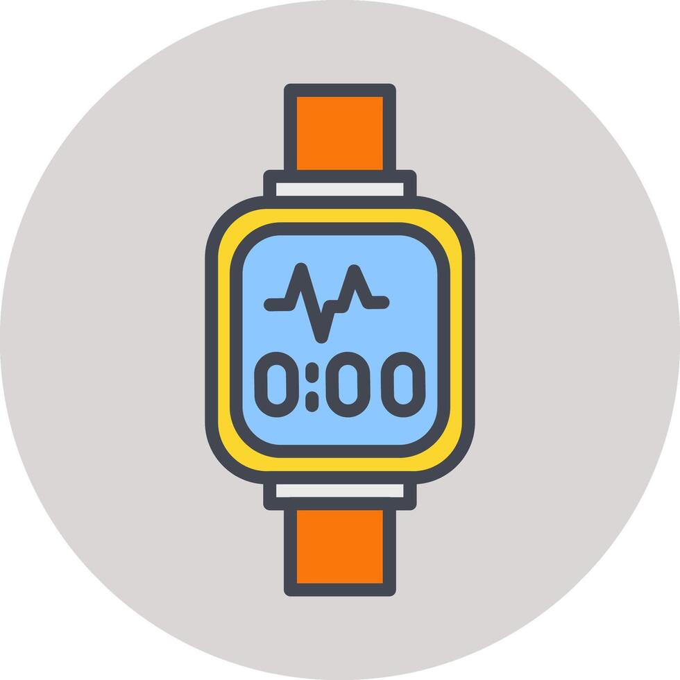 Smartwatch-Vektorsymbol vektor