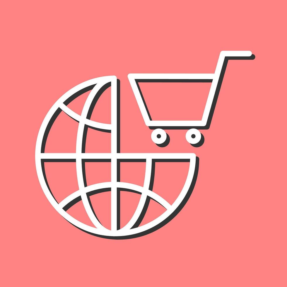 World-Shopping-Vektor-Symbol vektor