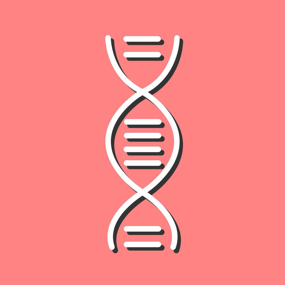 DNA-Struktur-Vektorsymbol vektor