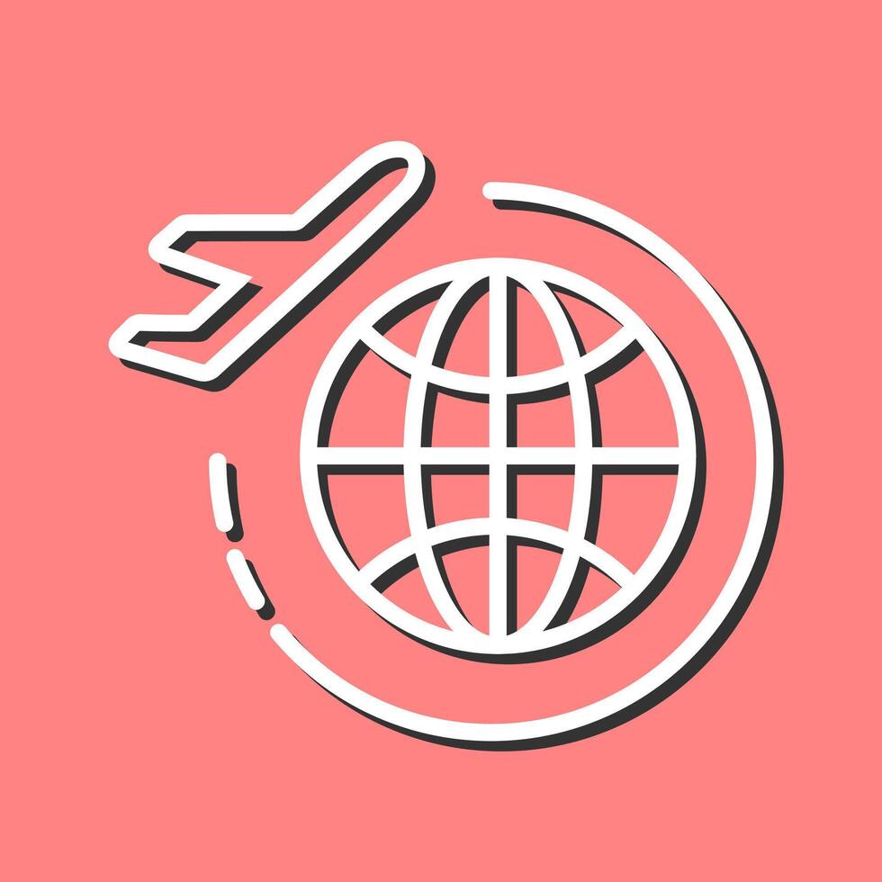 värld Turné vektor ikon