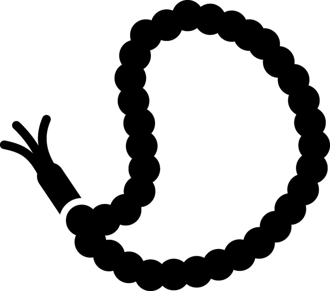 Vektorsymbol für Gebetsperlen vektor