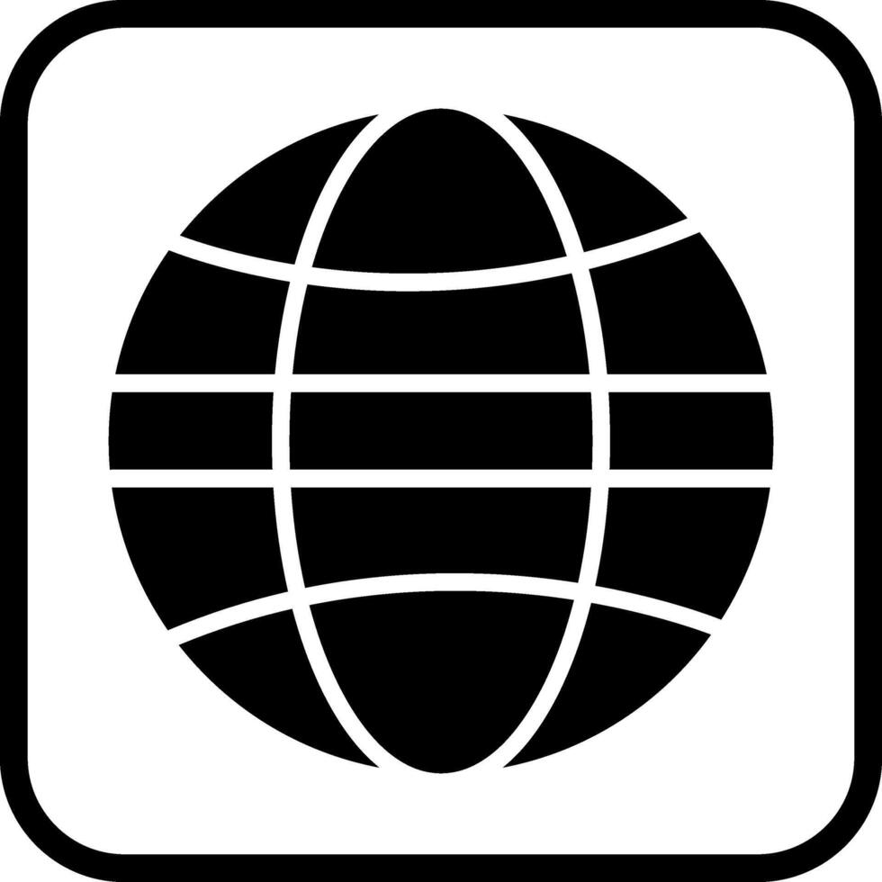 Globus ich Vektor Symbol