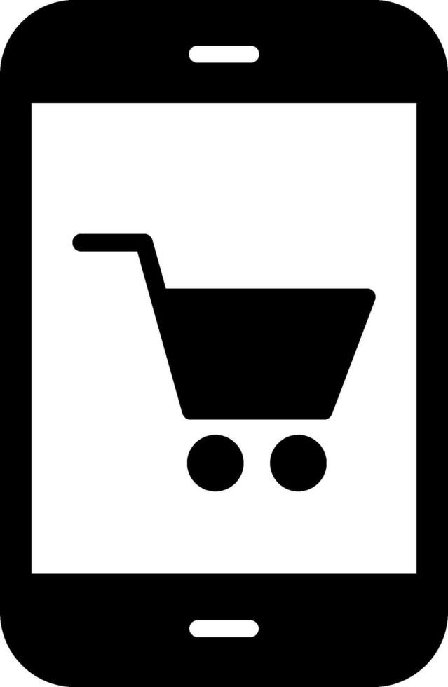 Online-Shopping-Vektor-Symbol vektor