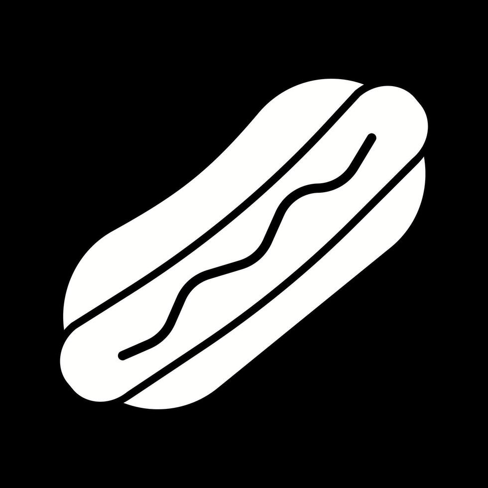 Hotdog-Vektor-Symbol vektor