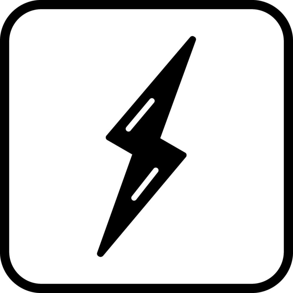 blixt- ii vektor ikon
