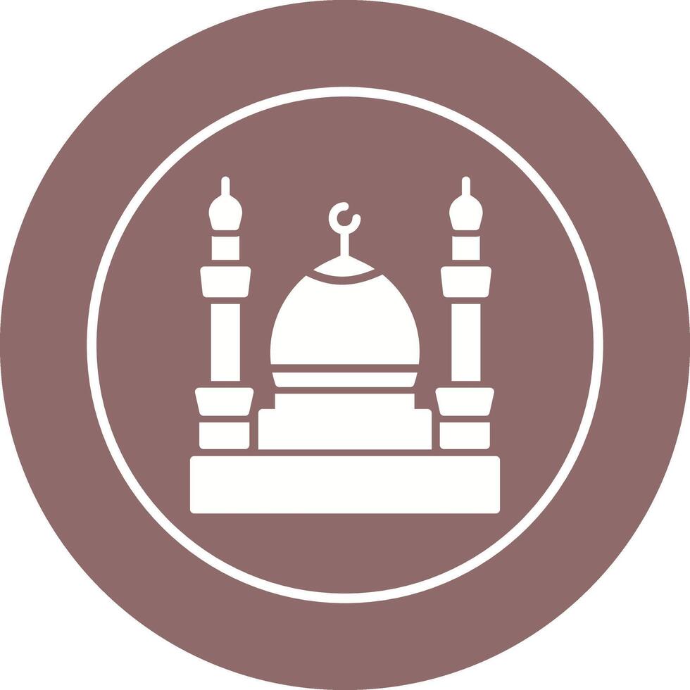 Moschee-Vektor-Symbol vektor