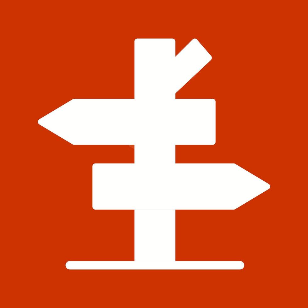 Straßenschild-Vektor-Symbol vektor