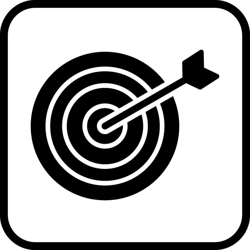 dart spel vektor ikon