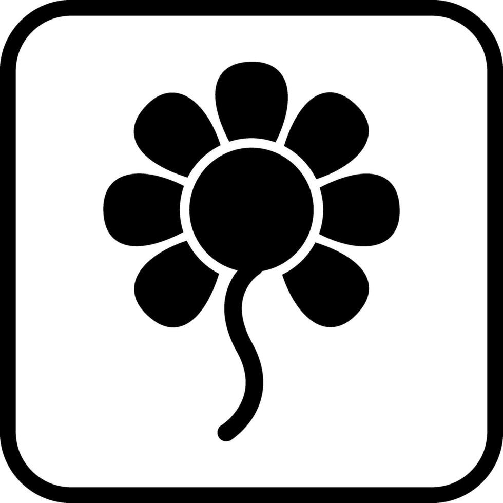 små blommor vektor ikon
