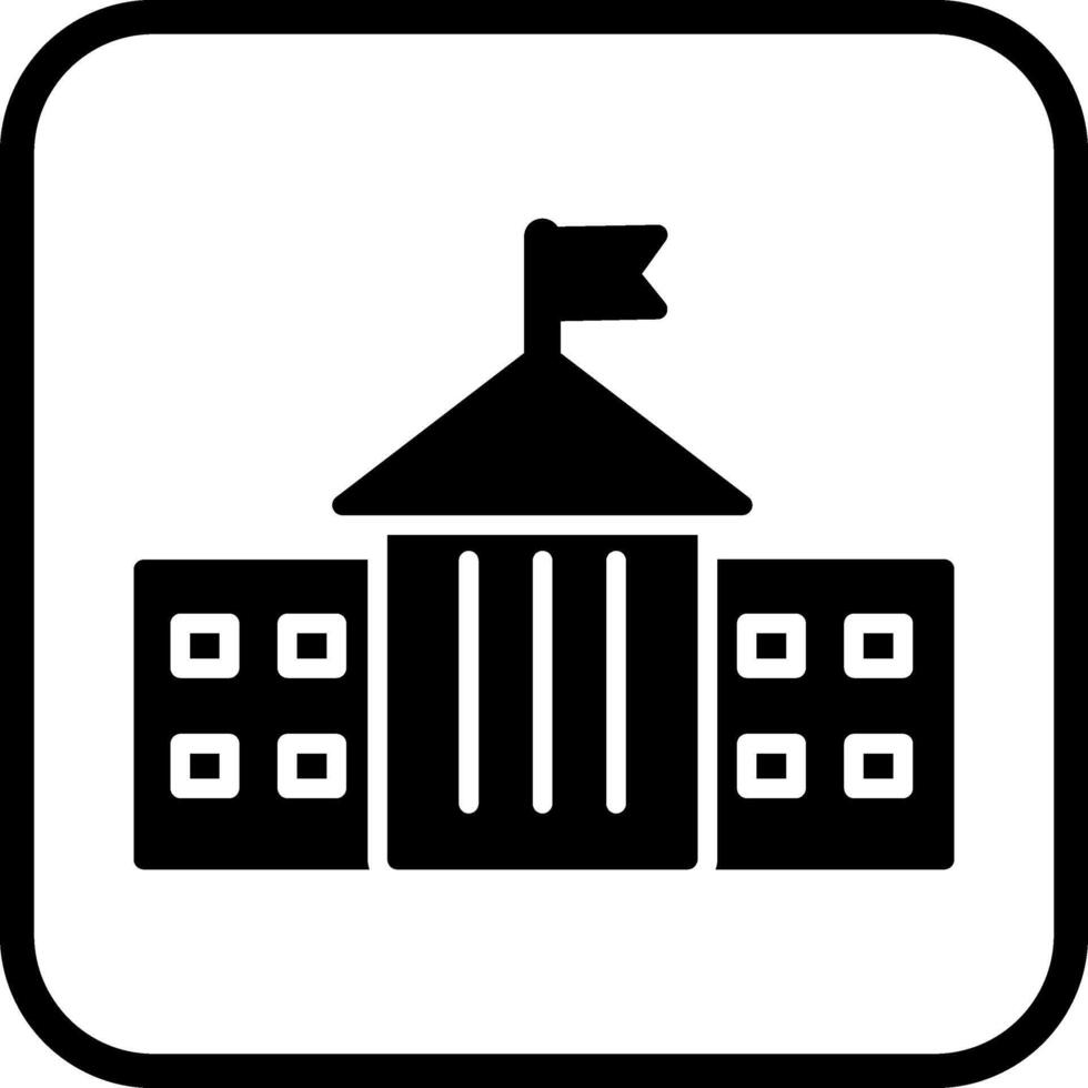 Vektorsymbol für das Präsidentengebäude vektor