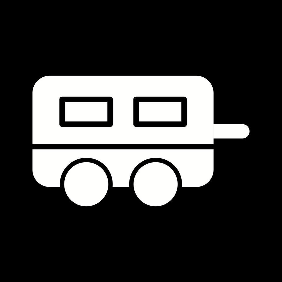 husvagn vektor ikon