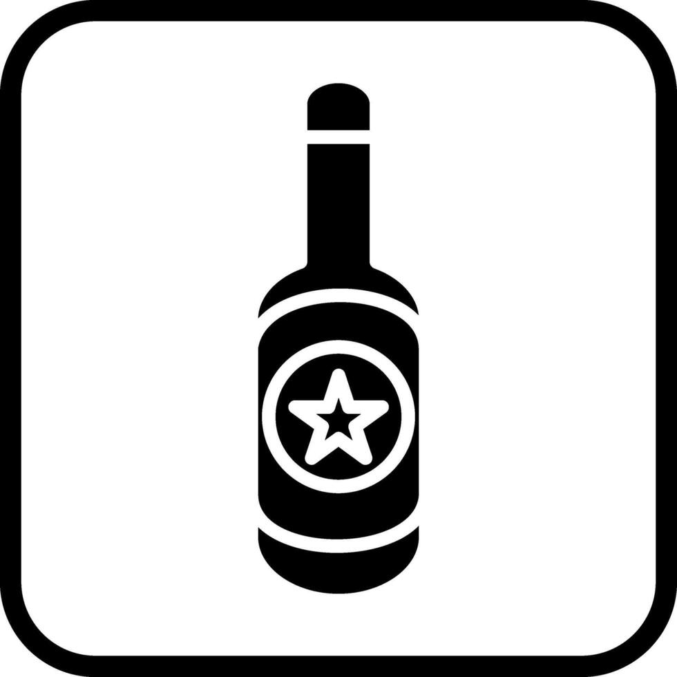 Bier Flasche ich Vektor Symbol