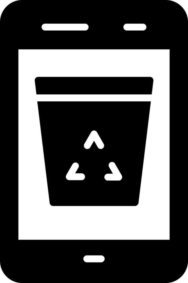 Papierkorb-Vektor-Symbol vektor