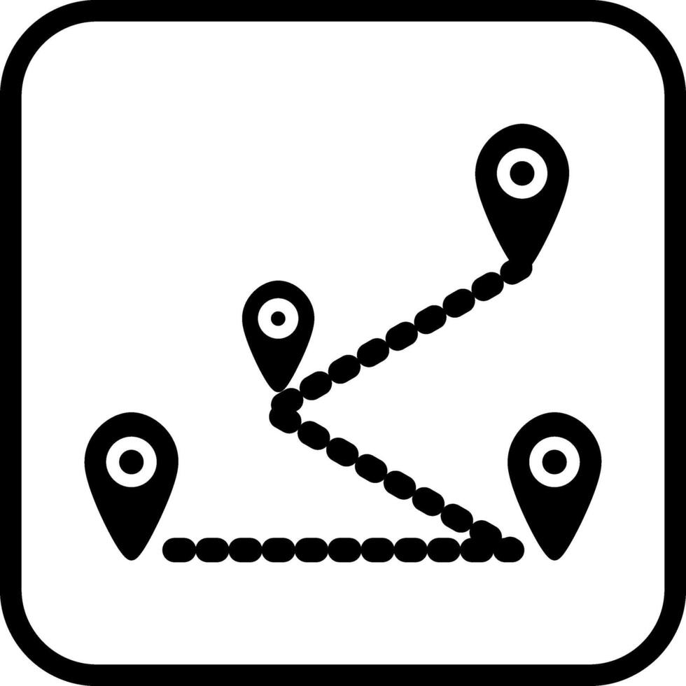 Route ich Vektor Symbol