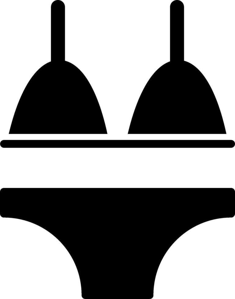 Bikini-Vektor-Symbol vektor