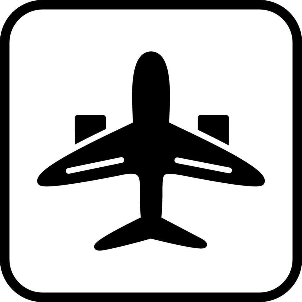 Flugzeug-Vektor-Symbol vektor