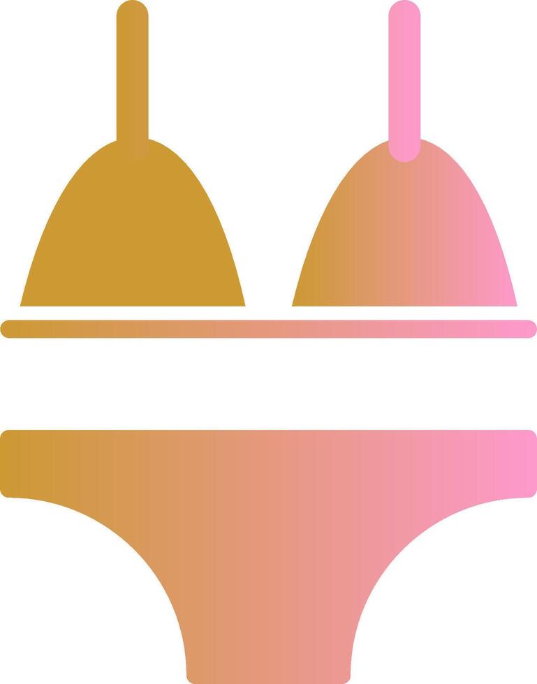 Bikini-Vektor-Symbol vektor