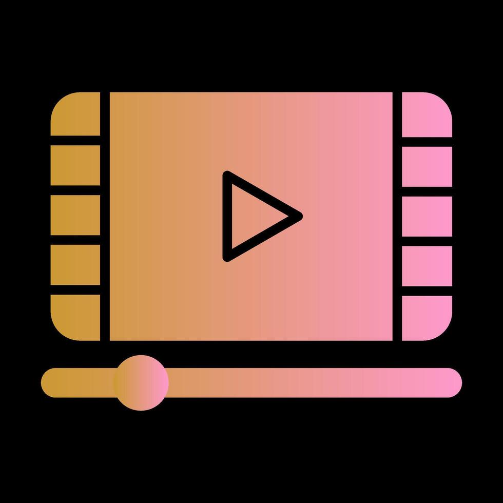 Video und Animation Vektor Symbol