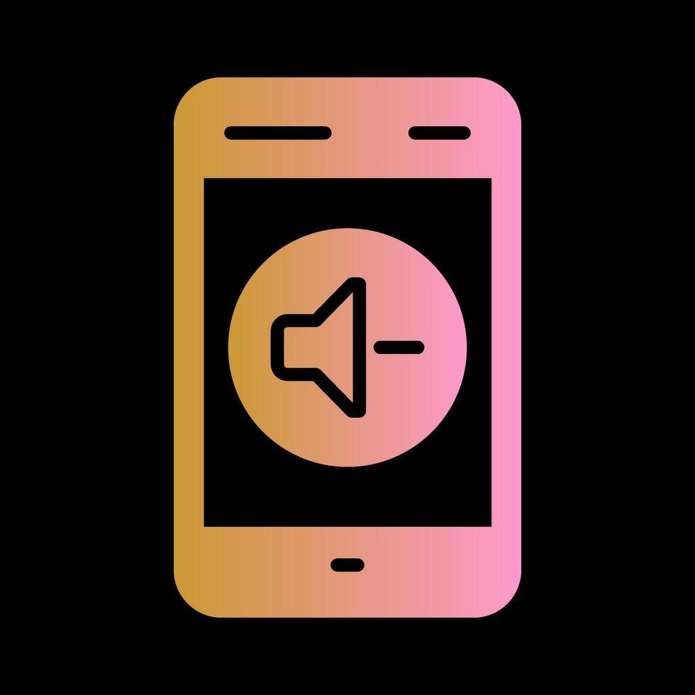 Vektorsymbol für geringe Lautstärke vektor