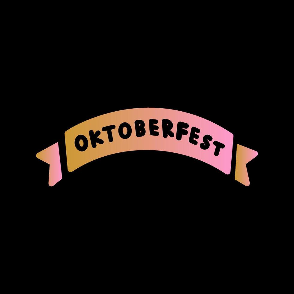 oktoberfest baner vektor ikon