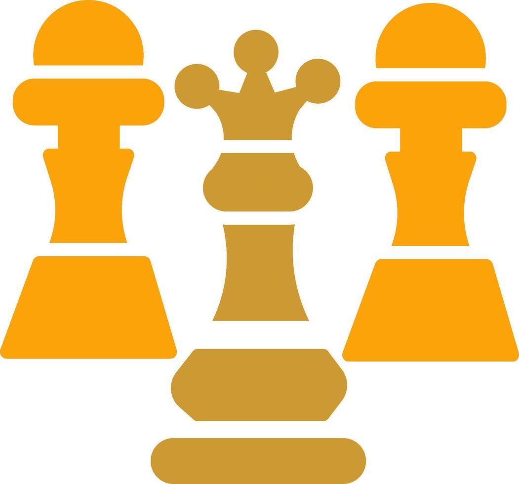 Schach-Vektor-Symbol vektor