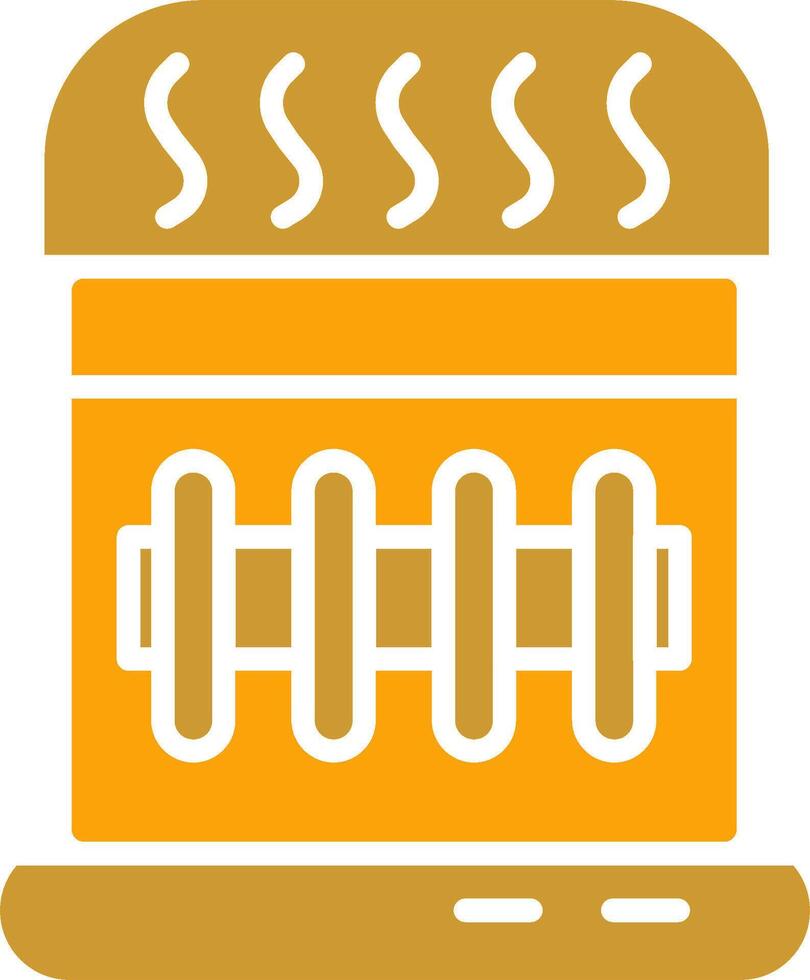 Vektorsymbol für Gasheizung vektor