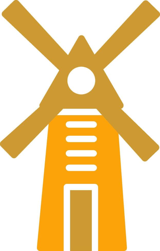 Symbol für Windmühlenvektor vektor