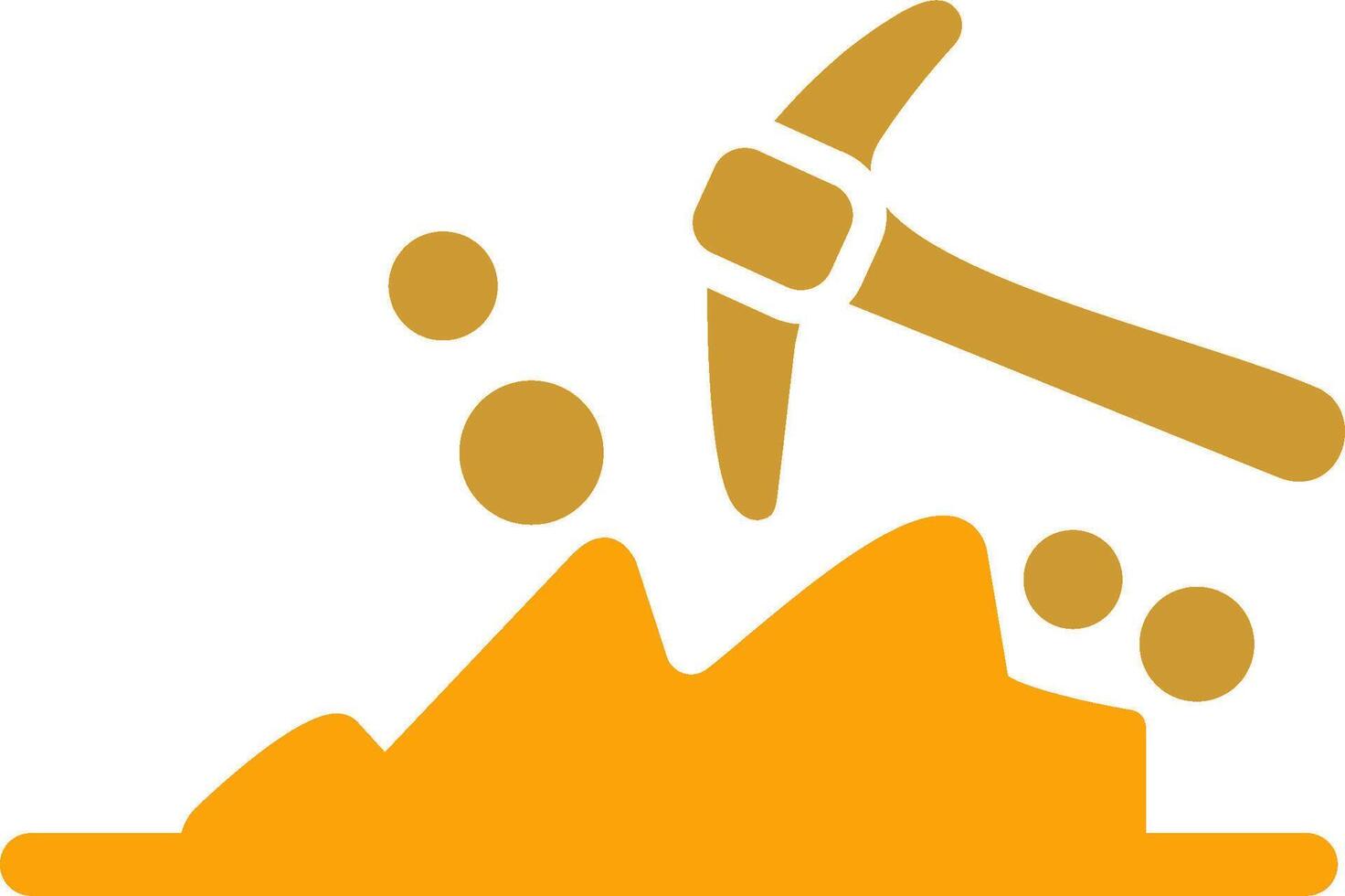 Bergbau Vektor Symbol