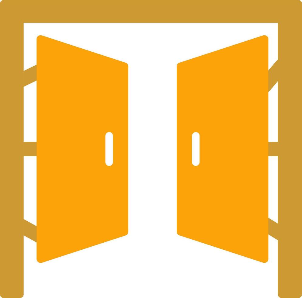 Türen-Vektor-Symbol vektor