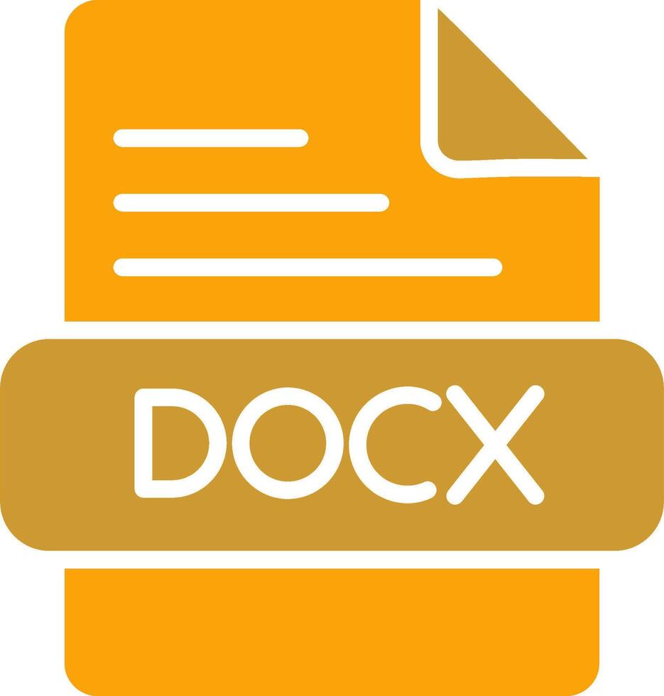 docx vektor ikon