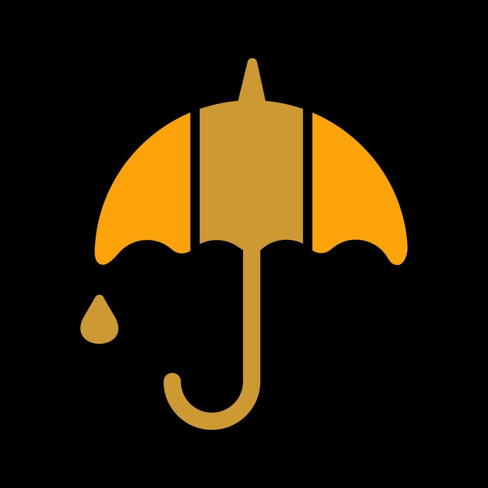 Regenschirm-Vektor-Symbol vektor