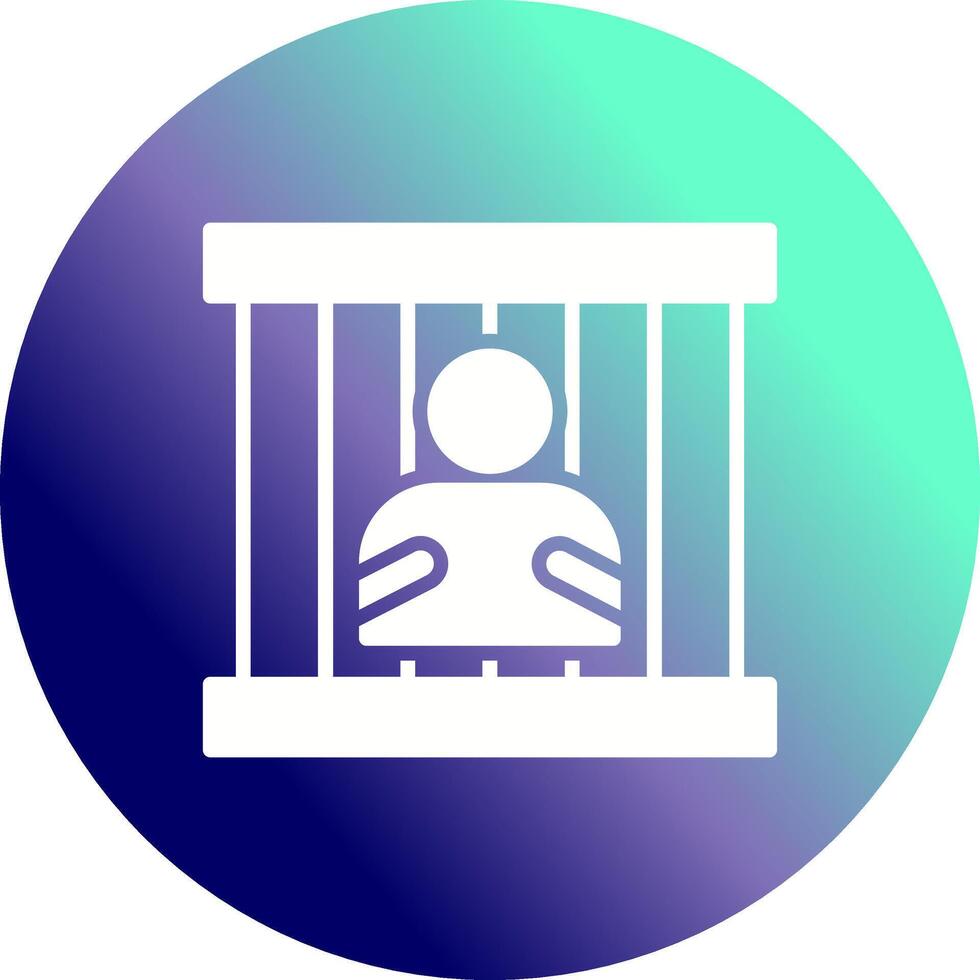 Gefängnis-Vektor-Symbol vektor