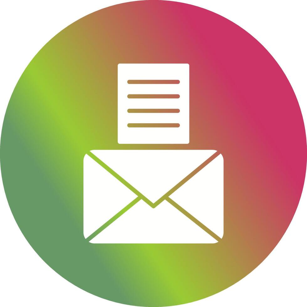 Vektorsymbol für E-Mail-Dokumente vektor