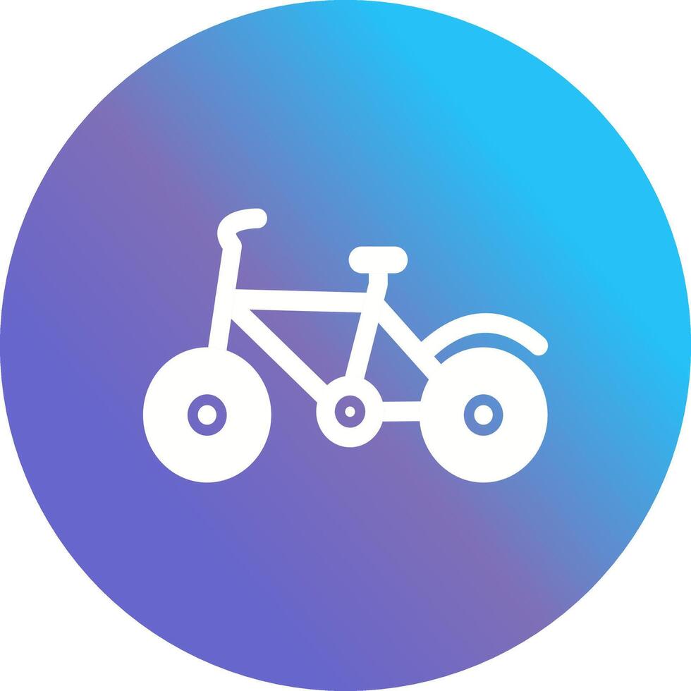 Fahrrad ich Vektor Symbol