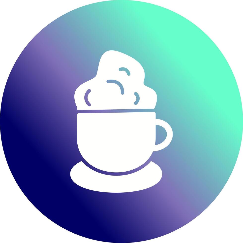 Vektorsymbol für cremigen Kaffee vektor